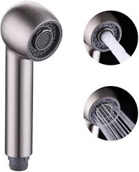 .aerators, buy quality home improvement directly from china suppliers:pull down faucet spray head kitchen sink faucet nozzle replacement part faucet head kitchen tap sprayer spout. Kes Kitchen Sink Pull Down Faucet Head Replacement 2 Functions Pull Out Sprayer Head Brushed Nickel Pfs4 Bn Touch On Kitchen Sink Faucets Amazon Canada