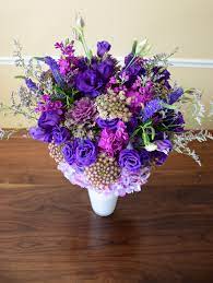 Flower Centerpiece With Purple Flowers Birthday Flower Bouquet Flower Arrangements Birthday Flowers Bouquet Floral Arrangements
