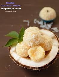 Brazilian Coconut Kisses Beijinhos De Coco From Brazil To You Brazilian Food Brazilian Desserts Food