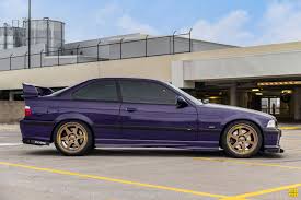 Increases inner wheel well clearance to allow you to install wider rims/tires. Techno Violet Purple Bmw E36 M3 With Momo Heritage 6 Wheels In Bronze Momo