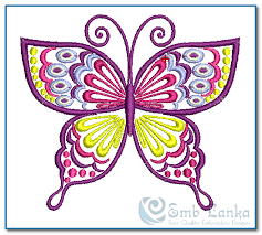 Anita goodesign embroidery machine designs cd special edition butterflies. Purple Butterfly Embroidery Design Emblanka
