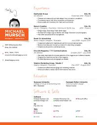 Outside of a design portfolio, it can be tough to talk about all of your design skills and experience in the right way. Resume Michael Mursch Erie Pa Graphic Design Web Design Illustration Web Designer Resume Graphic Design Resume Resume Design