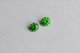 Tsavorite Garnet Tsavo National Park Neon Green Tsavorite Gemstone Colors Floral Studs Tsavorite Garnet