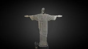 Christ The Redeemer Rio By Pix4d 3d Model Christ The Redeemer Christ 3d Model