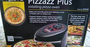Presto Pizzazz Plus Rotating Oven Review Pizzazz Pizza Oven Frozen Snack Cooking Recipes