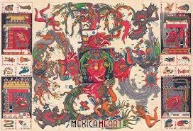 Almanaque De Amor El Almanaque De Amor Describe El Destino Y La Naturaleza Del Amor Segun Los Misterios Del Tonalamatl La Plaza Re Mayan Art Art Spiritual Art