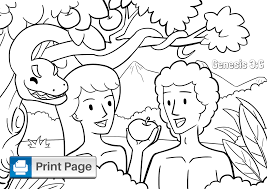 Use the jesus praying in the garden coloring page as a fun activity for your next children's sermon. Free Printable Adam And Eve Coloring Pages For Kids Connectus