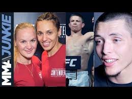 At least the better looking sister is blocking the view of the unattractive one. Mma Mmajunkie Radio 2714 The Shevchenko Sisters In Studio Rick Story And Joe Giannetti Radio Sisters Story