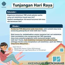 Kementerian Ketenagakerjaan On Twitter Apakah Pekerja Perempuan Yang Cuti Melahirkan Berhak Mendapatkan Thr Berikut Jawabannya Kemnakermenjawab Thr2021 Https T Co Iotkdpe3nn