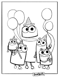 You can find here also cartoon coloring sheets with relatively new tv series characters, like for example, a pink family of. Storybots Super Songs Coloring Pages Free Printable Coloring Pages For Kids