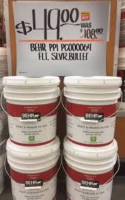 Check spelling or type a new query. Encinitashdstore0660 On Twitter Save On 5gal Interior Paint By Behr Color Silver Bullet Was 108 Now 49 Painters Savings