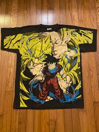 Maybe you would like to learn more about one of these? Vintage Vintage 90s Dragon Ball Z Dbz All Over Anime Bootleg T Shirt