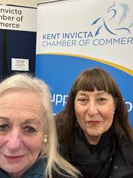 TeamChamber from Kent Invicta Chamber of Commerce, are happily setting up  our stand tonight, ahead of tomorrow's (Wednesday) Business Expo at The  River Centre, Medway Wharf Road, Tonbridge.