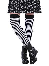 Black And White Striped Knee High Socks Lovesick Black White Striped Over The Knee Socks Over The Knee Socks Striped Knee High Socks Black White Stripes