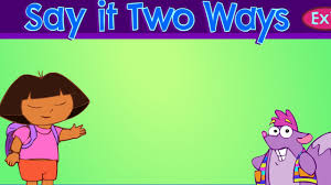 Soy dora, soy estudiante y vivo en quito.my name is dora, i'm a student, and i live in quito. Dora The Explorer And Chico Teach Spanish English Fun Dora The Explorer Game For Children In Hd Youtube