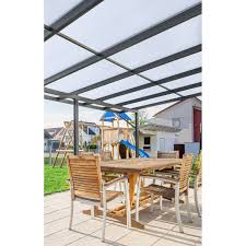 Grosse, transparente steckplatten für die grossen ø 1 cm bügelperlen, mit je einem farbigen designmuster. Terrassendach Premium Anthrazit Stegplatten Pc Weiss Opal 10140 Mm X 3060 Mm Kaufen Bei Obi