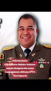 #NoticiasdeNuevaEsparta || Felicitaciones G/B Gilberto Malave Salazar por  su designación como Comandante de Zona N° 71 Nva Esparta