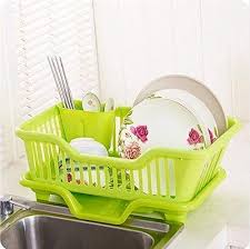 Kitchen sink dish drainer drying rack india. Hb Mall India 3 In 1 Plastic Kitchen Sink Dish Drainer Drying Rack Washing Basket With Removable Tray Organizer Available In Assorted Colors Buy Online In Montenegro At Montenegro Desertcart Com Productid 147645500
