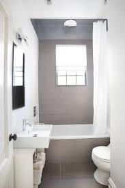 Small Bathtubs With Shower Curtain Faucet Modern Lamp Mirror Toilet Window Contemporary Bathroom Of Bathroom Layout Small Bathroom Layout Bathroom Design Small
