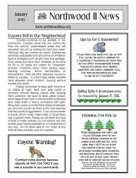 January 2013 Northwood Ii Nwii Hoa Community Association Newsletter Irvine Ca 92620 Newsletter Template Free Newsletter Templates Business Template