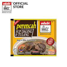 Kemudian masukkan kambing yang dah siap direbus tadi. Adabi Perencah Sup Daging Dan Tulang 100g Shopee Malaysia