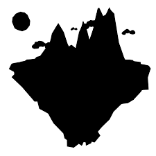 A) kajian keberkesanan alam sekitar b). Svg Persekitaran Rendah Terapung Poli Imej Ikon Svg Percuma Svg Silh