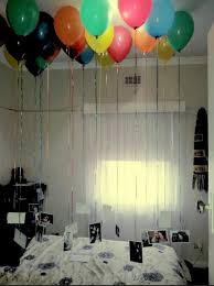 Surprise 22nd Birthday Ideas For Him Gift What My Friend Did For Her Boyfriends 21st Pictures Attached To Balloons So Cu Best Friend Birthday Surprise Girlfriend Birthday Birthday Ideas For Her