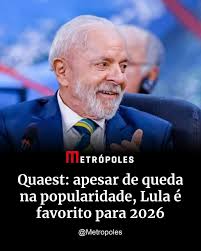 Pesquisa Genial/Quaest divulgada nesta segunda-feira (3/2) revela que o presidente Luiz Inácio Lula da Silva (PT) é o favorito na corrida presidencial de 2026, apesar de estar em seu pior momento de
