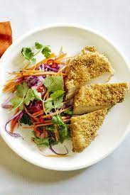 Sesame Chicken And Chili Lime Slaw Recipe Easy Chicken Dinner Recipes Heart Healthy Dinners Heart Healthy Recipes