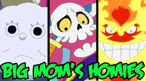 Whole cake island arc episode 823.👉 please like, share and comment the video!👉 subsc. Big Mom S 3 Homies Zeus Prometheus Napoleon One Piece Discussion Tekking101 Youtube