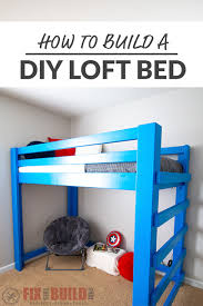 This is a really neat idea. Diy Loft Bed How To Build Fixthisbuildthat