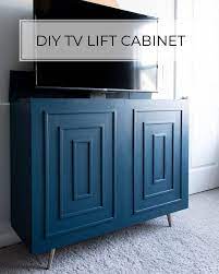 How much does a motorized tv lift cost? Diy Tv Lift Cabinet Hide Your Tv In A Credenza