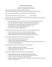 Becoming Human Part One First Steps Movie Questions Doc Docx Weekly Assignment Becoming Human Part One First Steps Name Brendan Terry Due 11 59pm Course Hero