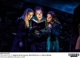 Beetlejuice was a broadway musical by eddie perfect, scott brown, and anthony king. Review Beetlejuice At The National Theatre Dc Metro Theater Arts