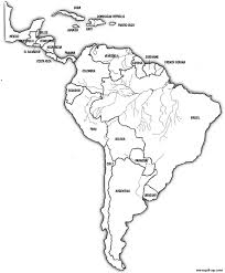 Photo Map Of Central And South America South America Map South America Animals South American Maps