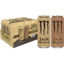 In fact, they're one of the big three i was looking at the nutrition label for the caffe monster in the glass bottle, but i think there is more sugar. Monster Energy Java Variety Pack 15oz 12pk Sam S Club