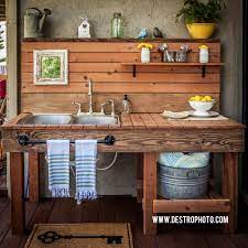 February 3, 2021 by eny wulandari. Outdoor Kitchen Sink Diy Sink Mason Jars Outdoor Kitchen Sink Outdoor Kitchen Potting Bench Plans