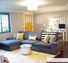 How To Make An Entryway When You Don T Have One Yellow Living Room Home Living Room Livingroom Layout