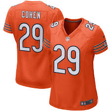 Latest on rb tarik cohen including news, stats, videos, highlights and more on nfl.com. Women S Nike Tarik Cohen Orange Chicago Bears Game Jersey