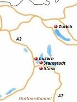 Hotels onderweg kaart zwitserland overnachten voor de gotthardtunnel zwitserse autobahnen (snelwegen) kamers voor groepen en families. Overnachten Bij De A2 Aan Het Meer Van Luzern Bij Luzern Stans Of Stansstad