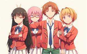 Download Wallpapers Youkoso Jitsuryoku Shijou Shugi No Kyoushitsu E Classroom Of The Elite Anime Manga Japanese Manga Besthqwallpapers Com Anime Classroom Anime Friendship Anime