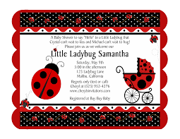 Designer Ladybug Baby Shower Invitations Sold In Sets Of 10 Cheryl S Invitations Ladybug Baby Shower Invitations Ladybug Baby Shower Baby Shower Invitations