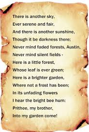 Check spelling or type a new query. There Is Another Sky By Emily Dickinson