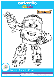 Share on facebook share on twitter share on google plus about arad this is a short description in the author block about the author. Colour In Kay Robot Trains Cartoonito Club