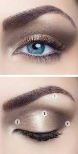 Sehr große augen lassen sich bereits mit sparsam aufgetragenem lidschatten für blaue augen effektvoll in szene setzen, während kleinere augen oder auch schlupflider mit großzügig aufgetragenem eye shadow optisch. Augen Make Up Smokey Eyes