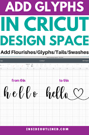 The cricut is a cool little cutting machine, aimed at the craft/scrapbooking market. How To Use Glyphs In Cricut Design Space Mac And Pc 3 Different Ways Insideoutlined