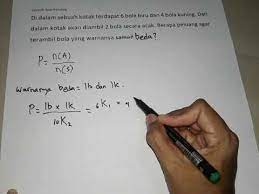 Peluang bola yang terambil bola merah dari kotak i dan bola. Contoh Soal Peluang Mengambil Bola Warna Beda Dan Pembahasannya 2 Youtube