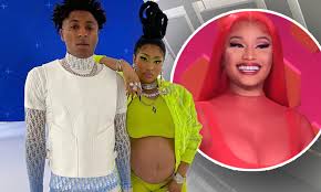 In the first picture, minaj. Nicki Minaj Shows Off Baby Bump In Throwback Snap With Nba Youngboy Daily Mail Online