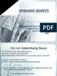 Rencana pelaksanaan pembelajaran sekolah : Gelombang Bunyi Sma Xii Powerpoint