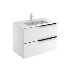 We did not find results for: Meuble Sous Vasque Mio 80cm 2 Tiroirs Blanc Mat Poignee Noir Mat Royo Ref 126354